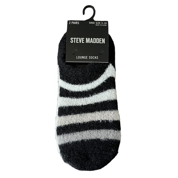 Steve Madden Lounge Socks 2 Pairs Brand New w/tag - Picture 1 of 3